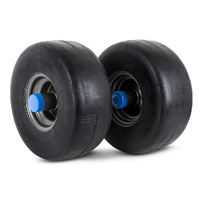 15" SEMI-PNEUMATIC FLAT FREE F RONT TIRE KIT 15X6.00-6 - FIT S PRO TURN MACH 1 (SET OF 2)