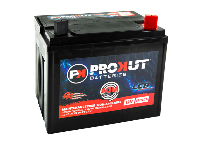 PROKUT Multi-Fit 12 Volt Maintenance Free U1R, 320 CCA Battery
