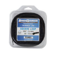 BUSHRANGER TRIMMER LINE .095" / 2.40MM  50' LOOP LENGTH 15M