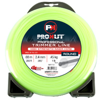 PROKUT TRIMMER LINE ROUND GREEN .095 2.4MM 1LB 88M DONUT