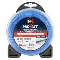 PROKUT TRIMMER LINE SQUARE BLUE .080 2.0MM 49' 15M TEARDROP