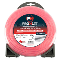 PROKUT TRIMMER LINE SQUARE PINK .105 2.65MM 1 LB 57M DONUT