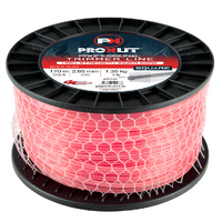 PROKUT TRIMMER LINE SQUARE PINK .105 2.65MM 3LB 170M SPOOL