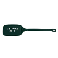 IDENTIFICATION & FUEL TAGS 2-STROKE 25:1 PLASTIC DARK GREEN (10 PACK)