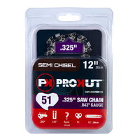 PROKUT LOOP OF CHAINSAW CHAIN #34SDN .325" PITCH .043" SEMI CHISEL 51DL