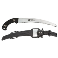 BARNEL USA TRI-EDGED CURVED FIXED BLADE HANDSAW W/ SHEATH 13" / 330MM