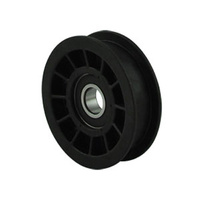 PULLEY FLAT IDLER PLASTIC REPL MTD / ROVER 3-1/2" O.D x 3" FLAT TO FLAT x 11/16" I.C