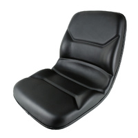 RIDE-ON SEAT BLACK 495H X 545D X 470W HIGH BACK SUITS VARIOUS
