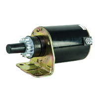 STARTER MOTOR W/ STEEL PINION 4-1/4" LENGTH 15-TOOTH SUITS SELECTED BRIGGS & STRATTON