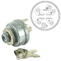 IGNITION SWITCH 6 PIN SUITS SELECTED MURRAY RIDE-ONS