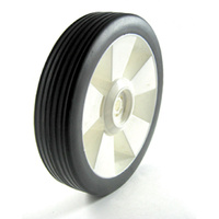 UNIVERSAL PLASTIC CENTRE REAR WHEEL 1/2"ID X 8"OD X 1-1/2"W SUITS EARLY SUNBEAM