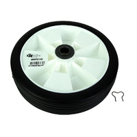 PLASTIC WHEEL ASSEMBLY 7" W/ BEARING & 9/16" BUSH SUITS SELECTED VICTA