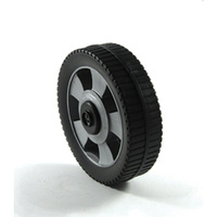 SILVER WHEEL 6-1/2" OD W/ BEARINGS SUITS SELECTED ROVER LATE MODELS